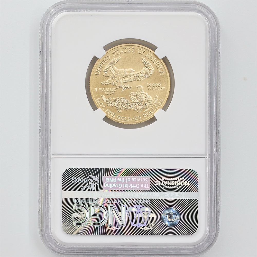 �������� 2008 ����ꥫ �С��˥å��� ������� �������� 25�ɥ� ��� 1/2���� ̤���� NGC MS 70 �ǹ���� ����̤�����ʡڥݥ���ȡ������ݥ������оݳ���