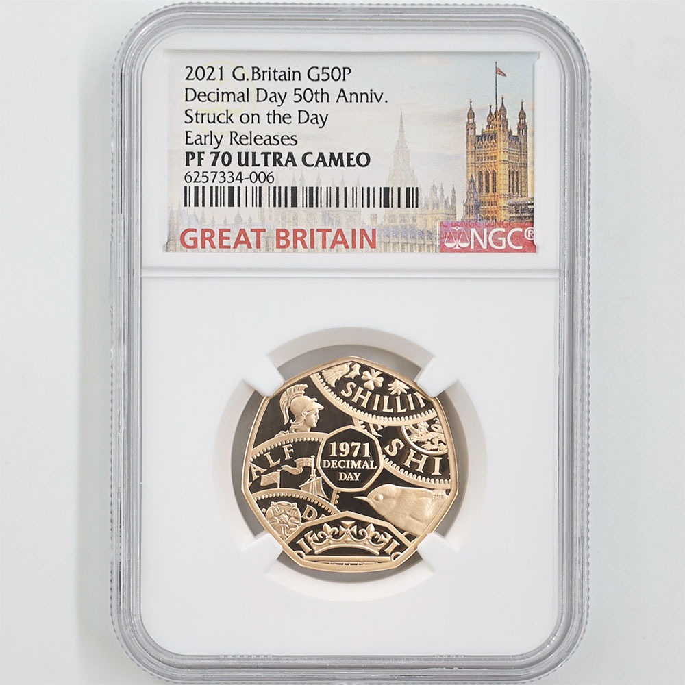 2021 �ѹ� ����ˡƳ��50��ǯ��ǰ 50�ڥ� ��� �ץ롼�� ���ȥ���å� ���� ���� �ǥ� NGC PF 70 UC ER ������ �ǹ���� ����̤������ ��Ȣ�� �����ꥹ ���