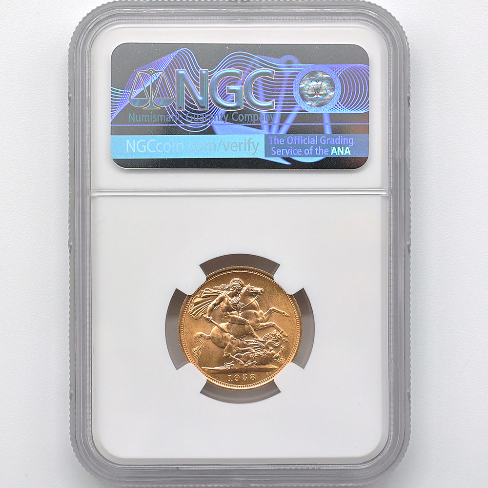 1958 �ѹ� ���ꥶ�٥�2�� ���֥�� 1�ݥ�ɡ�1���֥��˶�� NGC MS 66 ����̤������ �����硼��ε�༣ 