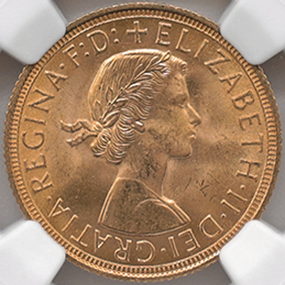 1958 �ѹ� ���ꥶ�٥�2�� ���֥�� 1�ݥ�ɡ�1���֥��˶�� NGC MS 66 ����̤������ �����硼��ε�༣ 