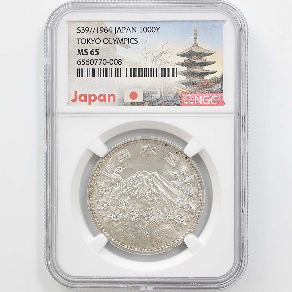 1964 ���� ��������ԥå��������ǰ ��߶�� NGC MS65 ̤���ѡ�����̤������ 1000�� ��ʾ �Ų� ��ǰ������ ����39ǯ