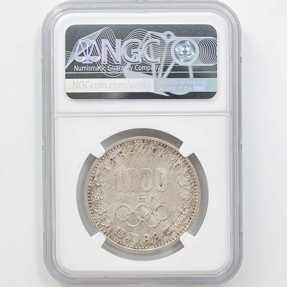 1964 ���� ��������ԥå��������ǰ ��߶�� NGC MS65 ̤���ѡ�����̤������ 1000�� ��ʾ �Ų� ��ǰ������ ����39ǯ