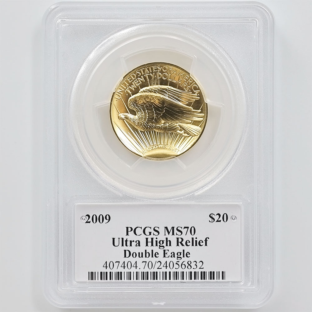 2009 ����ꥫ ����ȥ�ϥ���꡼�� ���֥륤������ 20�ɥ� ��� 1���� ̤���� PCGS MS 70 �ǹ���� ����̤������ ����󡦥�륫��ƥ� ������