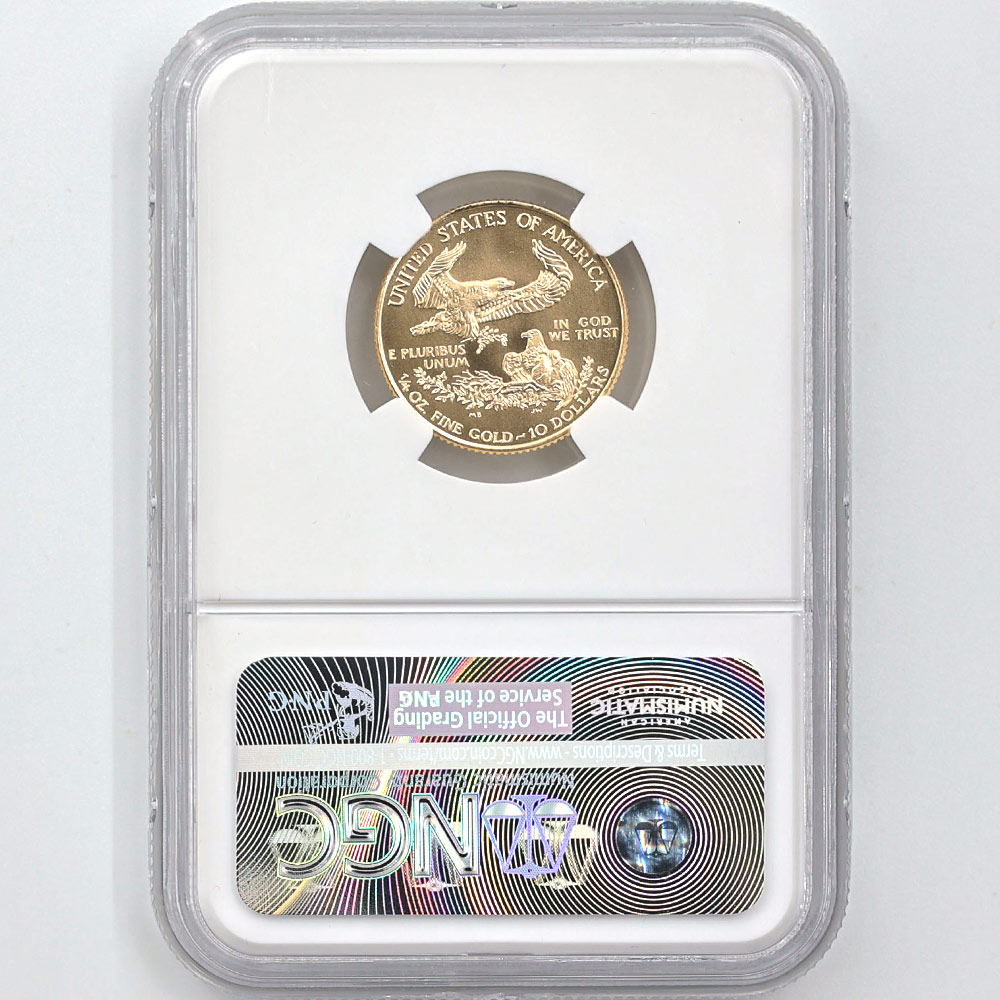 �������� 1999 ����ꥫ ������� �������� 10�ɥ� ��� 1/4���� ̤���� NGC MS 70 �ǹ���� ����̤�����ʡڥݥ���ȡ������ݥ������оݳ���