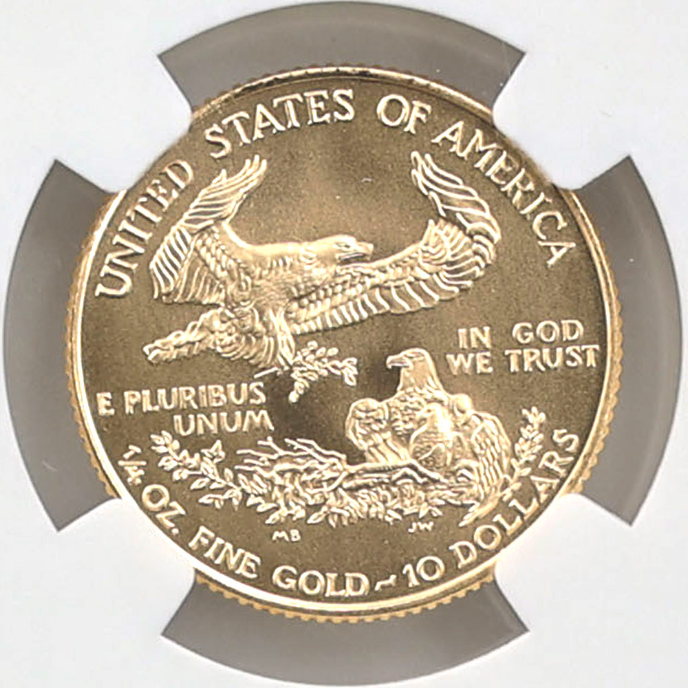 �������� 1999 ����ꥫ ������� �������� 10�ɥ� ��� 1/4���� ̤���� NGC MS 70 �ǹ���� ����̤�����ʡڥݥ���ȡ������ݥ������оݳ���