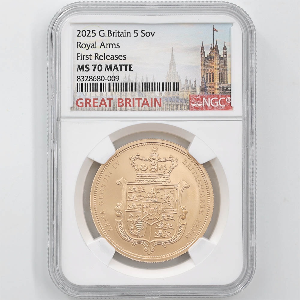 ��α�� 2025 �ѹ� ���㡼�륺3�� ���֥�� 5�ݥ�� ������� ��� ̤���� NGC MS 70 MATTE FR ������ �ǹ���� ����̤������ ��Ȣ�� �����ꥹ ���