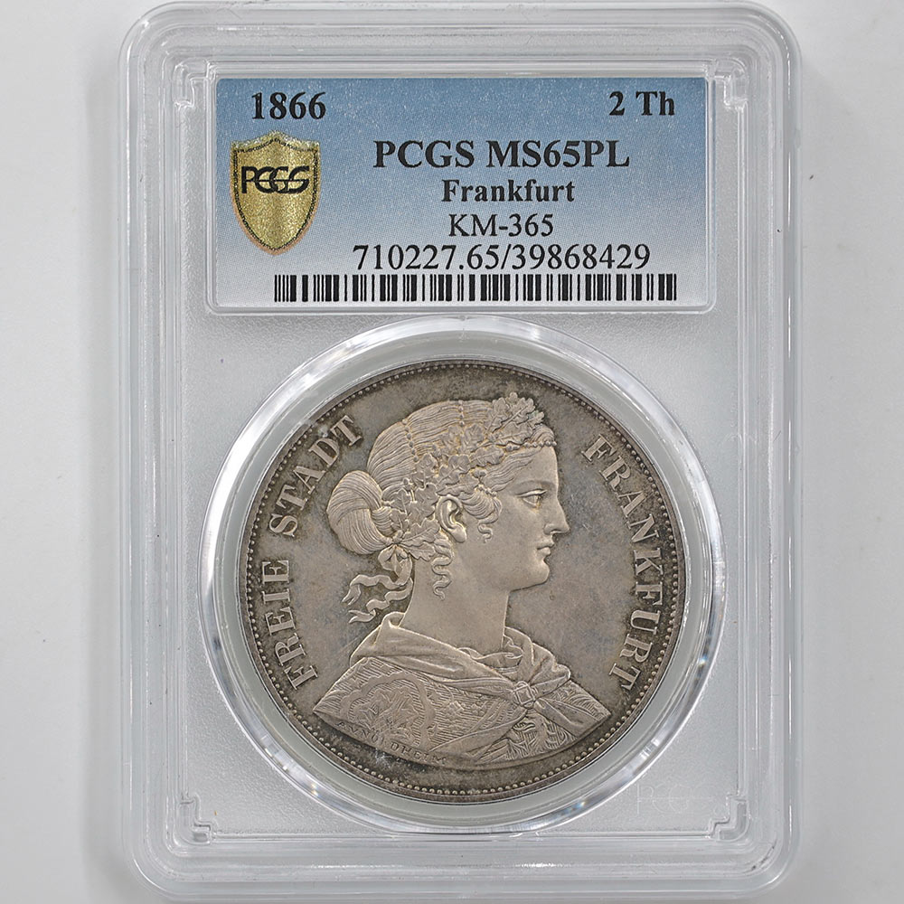 1866 ɥ ե󥯥ե 2顼  PCGS MS 65 PL ǹ ̤ѡ̤