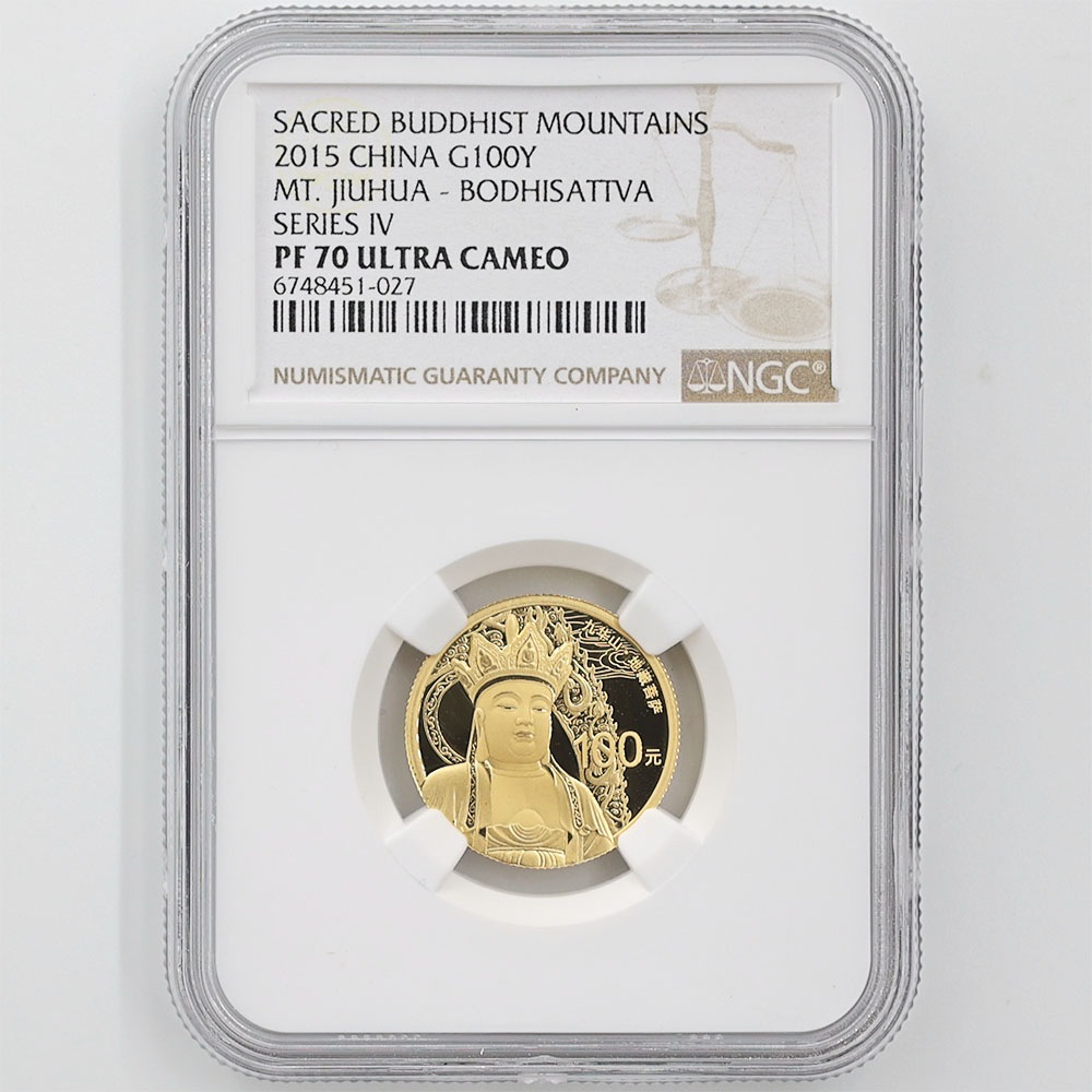 2015  ʩλ꡼4  µڻ 100  1/4  ץ롼 NGC PF 70 UC ǹ ̤