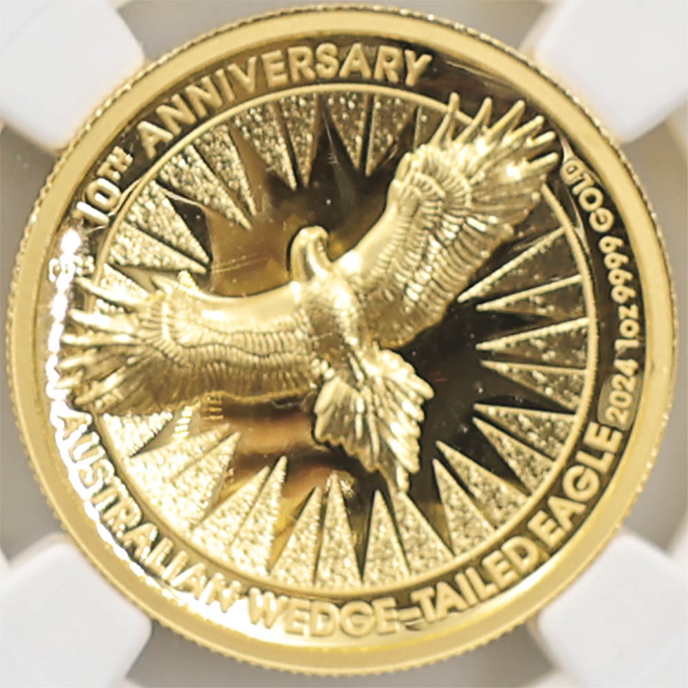 2024 �������ȥ�ꥢ �ϥ���꡼�� ���ʥ����̥亮 ȯ��10��ǯ 100��ɥ� ��� 1���� �ץ롼�� NGC PF 70 UC FDOI�ʽ�������˽����� �ǹ���� ����̤������ ��Ȣ��