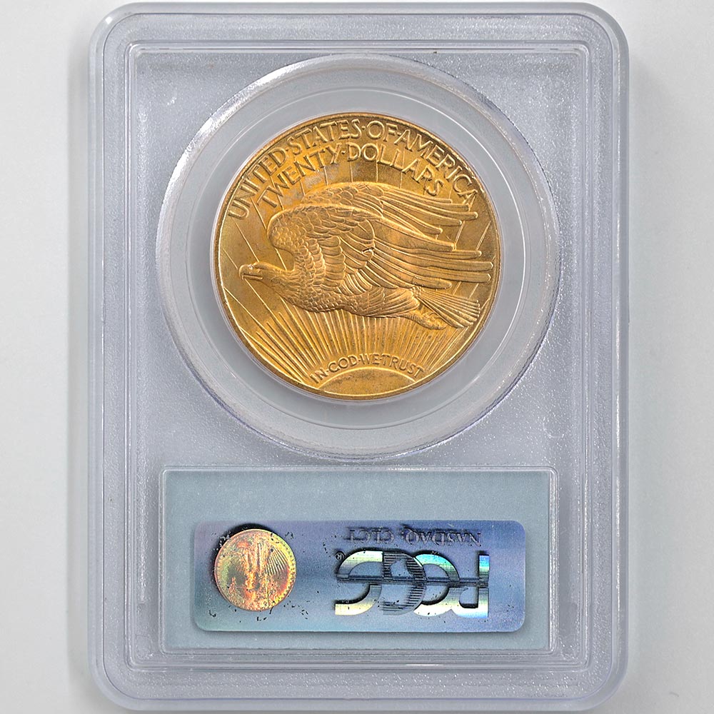 �������� 1924 ����ꥫ ����ȥ����ǥ� ���֥륤������ 20�ɥ� ��� ̤���� PCGS MS 65 ̤���ѡ�����̤�����ʡڥݥ���ȡ������ݥ������оݳ���