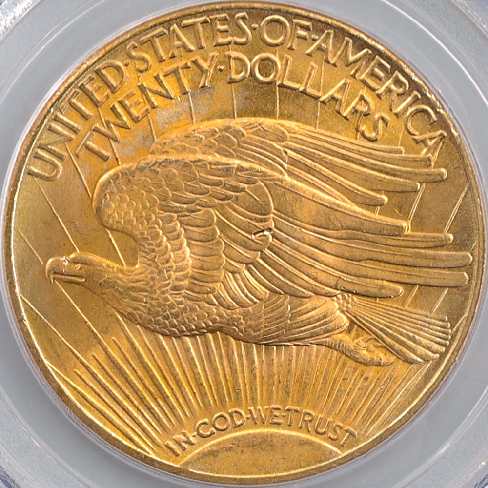 �������� 1924 ����ꥫ ����ȥ����ǥ� ���֥륤������ 20�ɥ� ��� ̤���� PCGS MS 65 ̤���ѡ�����̤�����ʡڥݥ���ȡ������ݥ������оݳ���