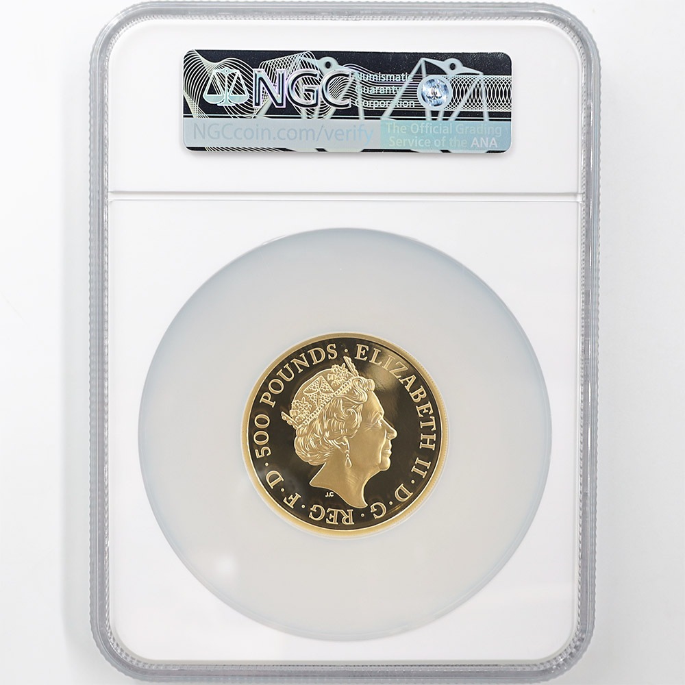 2021 ѹ ֥꥿˥ 500ݥ  5 ץ롼 NGC PF 70 UC FR  ǹ ̤ Ȣ ꥹ 