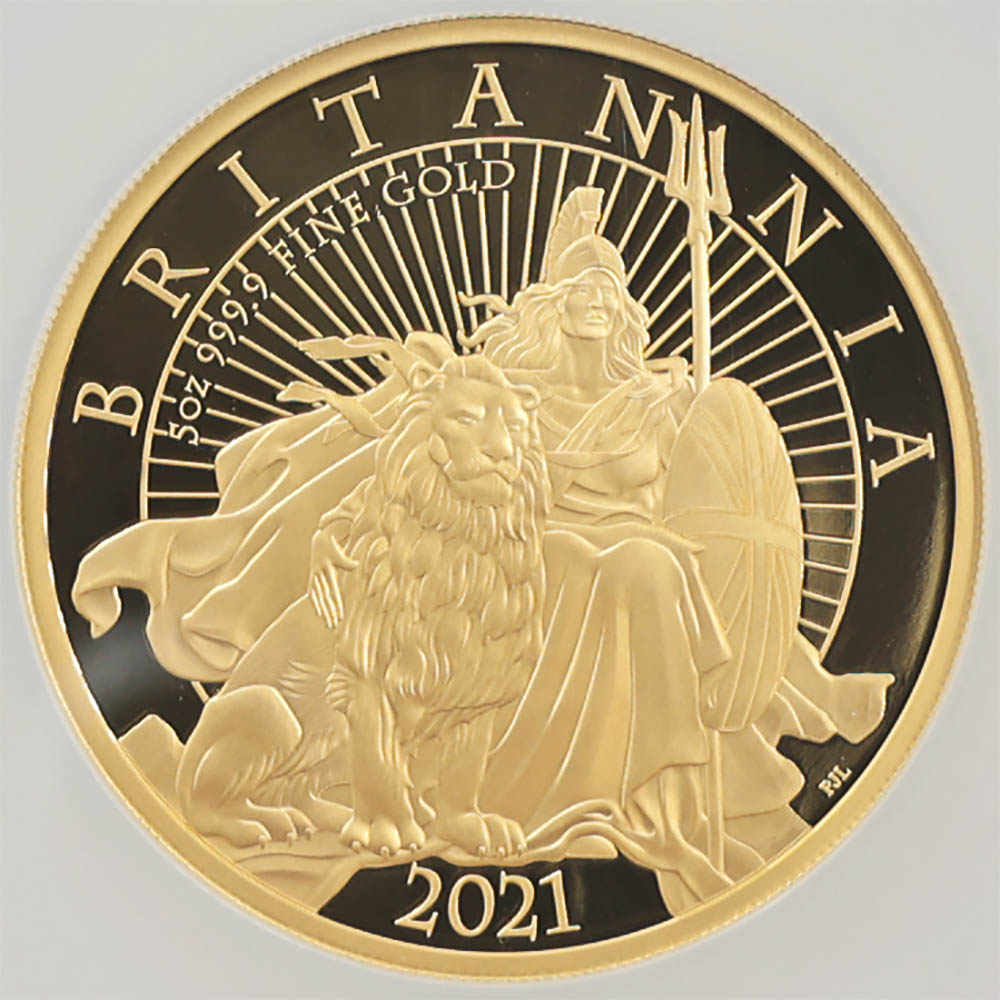 2021 ѹ ֥꥿˥ 500ݥ  5 ץ롼 NGC PF 70 UC FR  ǹ ̤ Ȣ ꥹ 