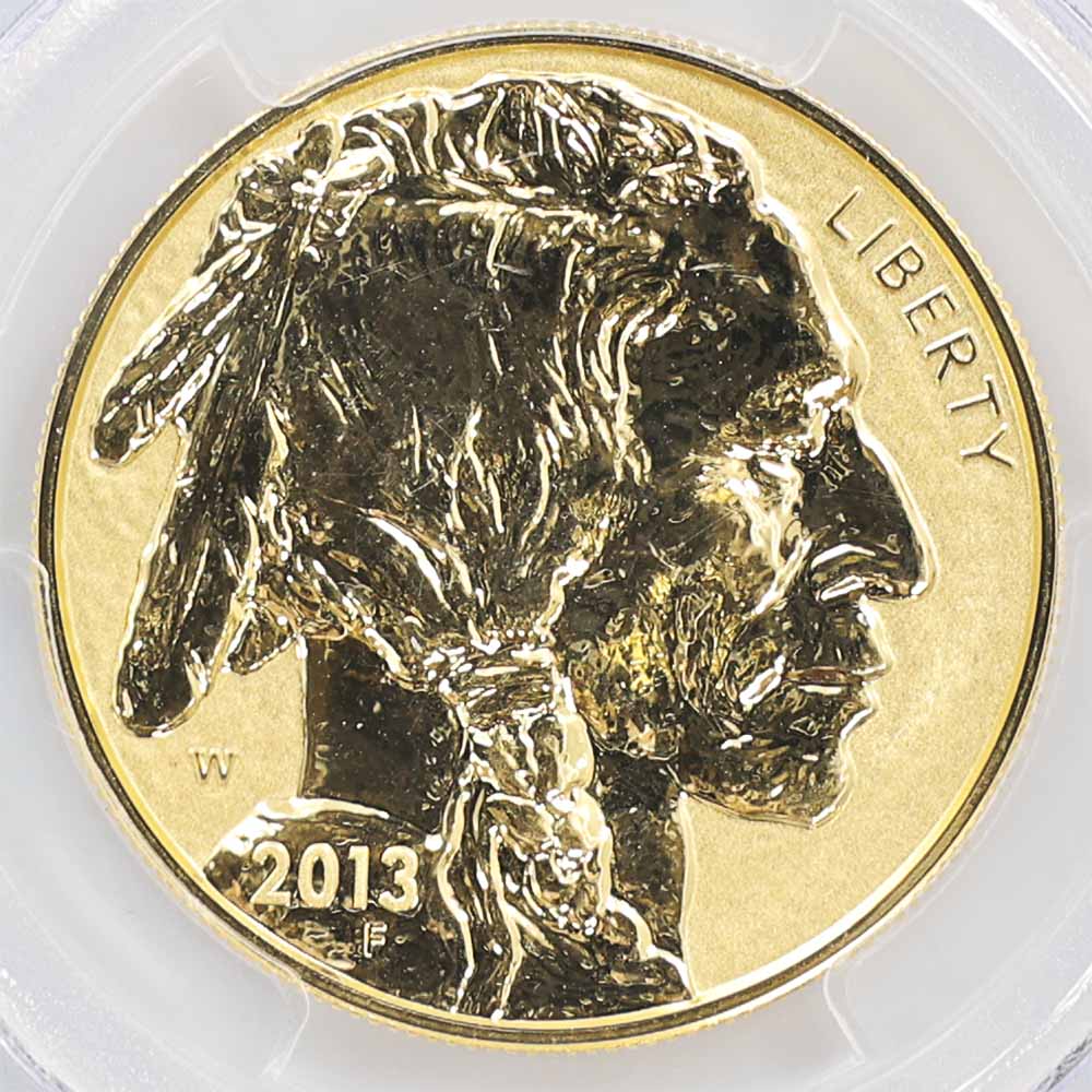 �������� 2013 ����ꥫ �Хåե����� 50�ɥ� ��� 1���� ��С��� �ץ롼�� PCGS PR 70 FS ������ �ǹ���� ����̤������