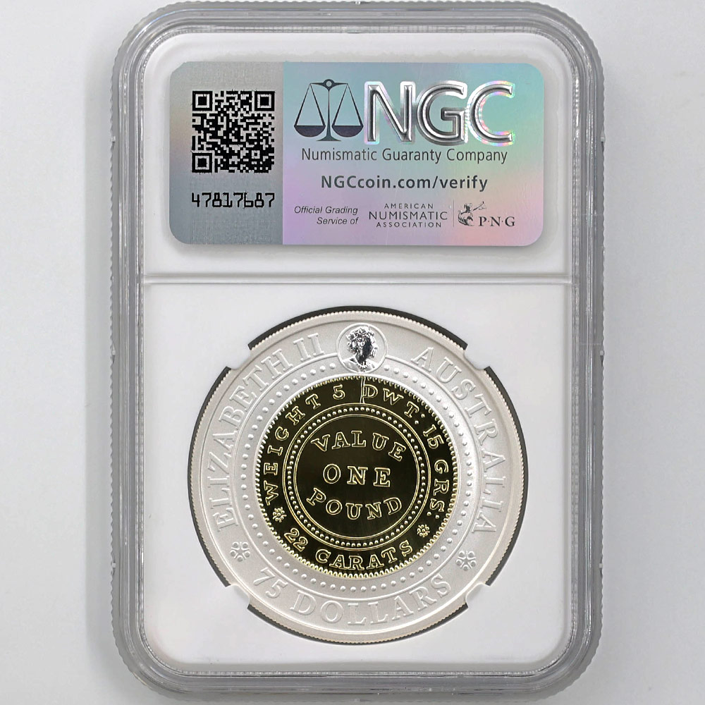 2020 �������ȥ�ꥢ ���ꥶ�٥�2�� ���ǥ졼�ɡ��ݥ�� 75��ɥ� �Х��᥿��� 1.5���� �ץ롼�� NGC PF 70 UC FDOI ������ �ʽ�������� �ǹ���� ����̤������