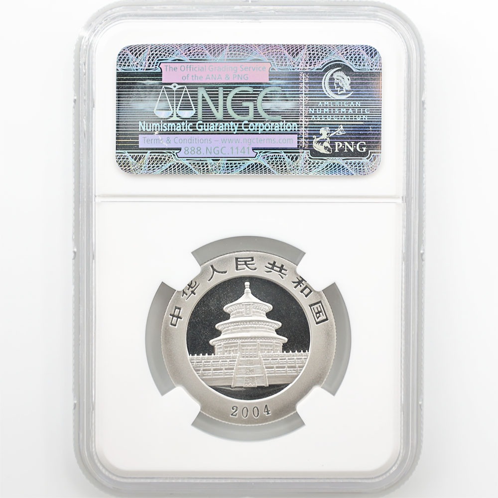 2004 ��� �ѥ�� 100�� 1/2 ���� �ץ롼�� �ѥ饸����� NGC PF 70 UC �ǹ���� ����̤������