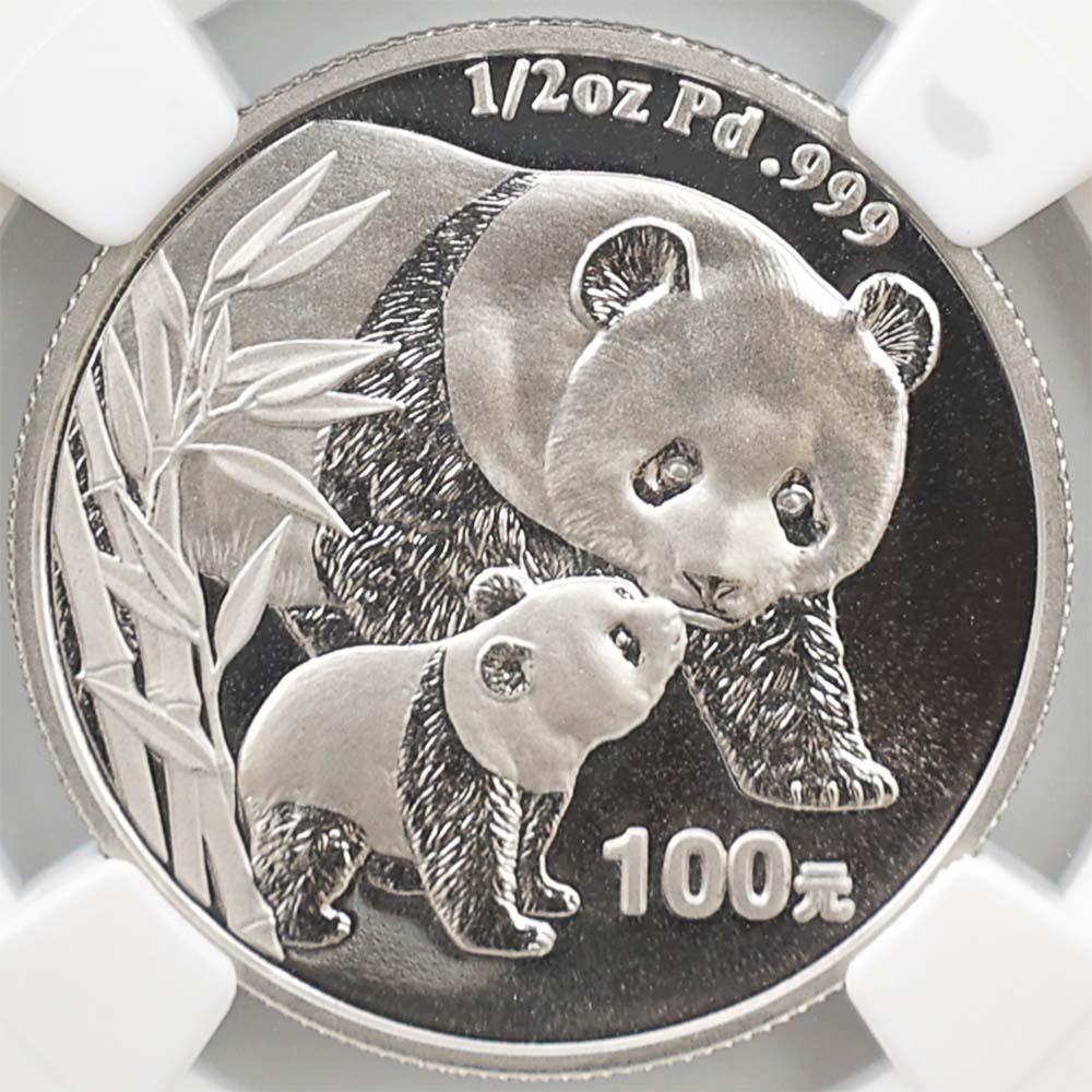 2004 ��� �ѥ�� 100�� 1/2 ���� �ץ롼�� �ѥ饸����� NGC PF 70 UC �ǹ���� ����̤������