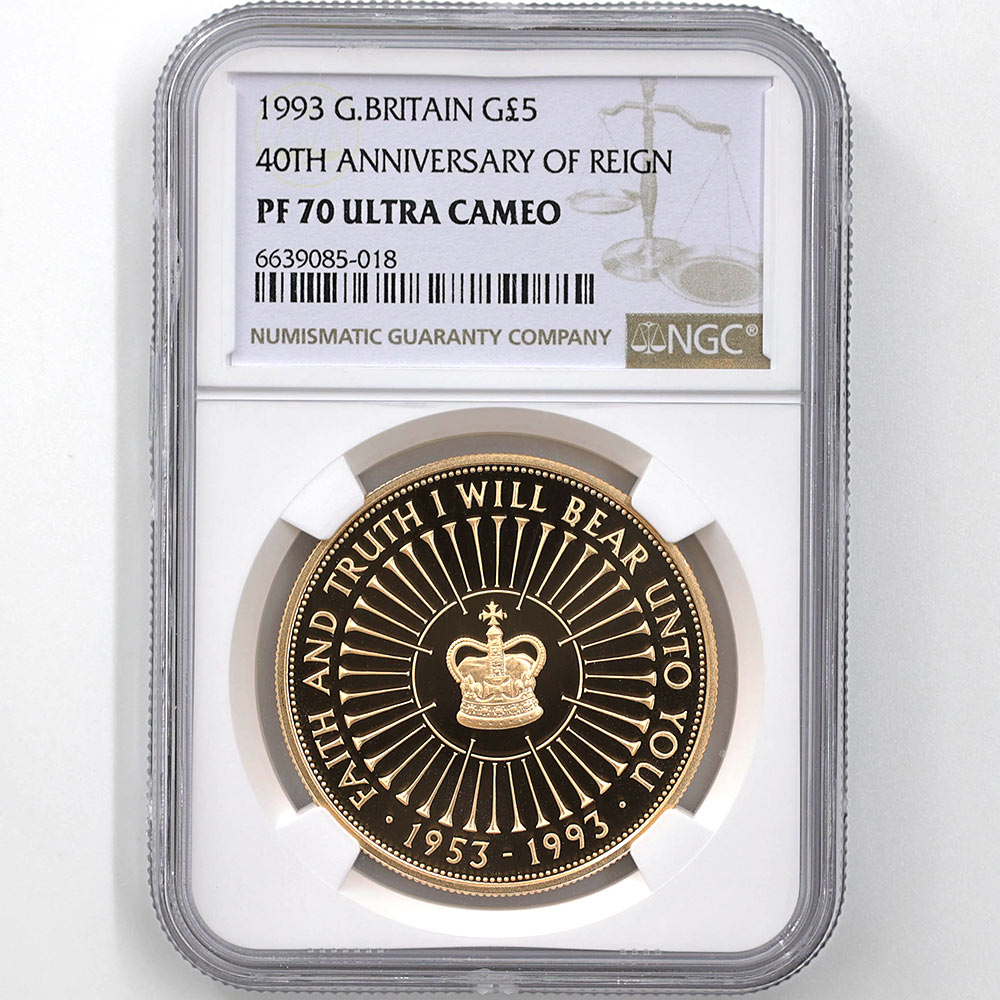  1993 ѹ ꥶ٥2 ״40ǯǰ 5ݥ  ץ롼 NGC PF 70 UC ǹ ̤ Ȣ ꥹ  ڥݥȡݥоݳ