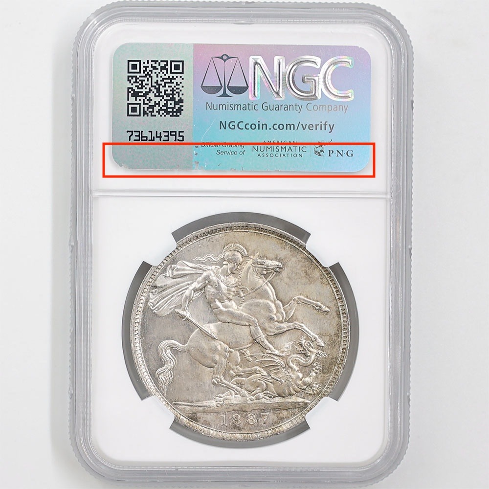 1887 �ѹ� �������ȥꥢ���� ����ӥ꡼�إå� 1���饦�� ��� NGC MS 63 ̤������ �����ꥹ ���