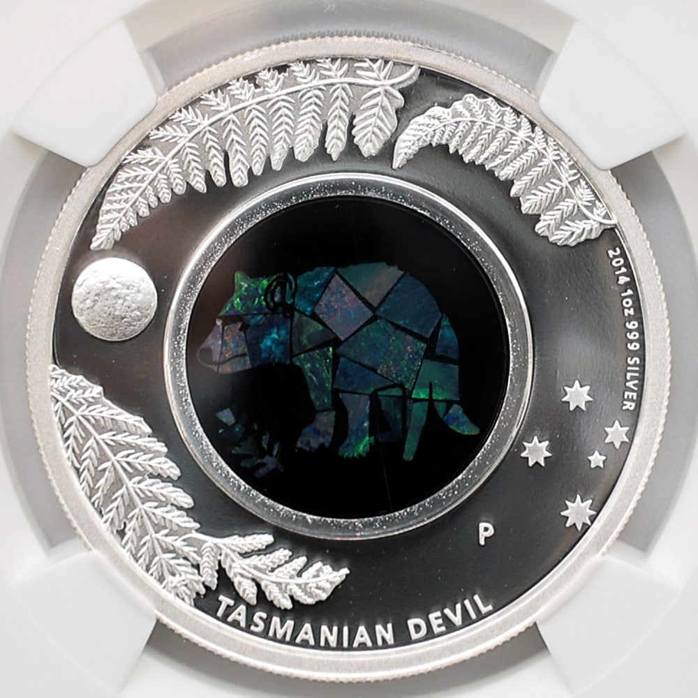 ������ 2014 �������ȥ�ꥢ ���ѡ��륷�꡼�� �����ޥ˥��ǥӥ� 1�ɥ��ߥ��ѡ����Ȥ���� �ץ롼�� NGC PF 70 UC �ǹ���� ����̤������