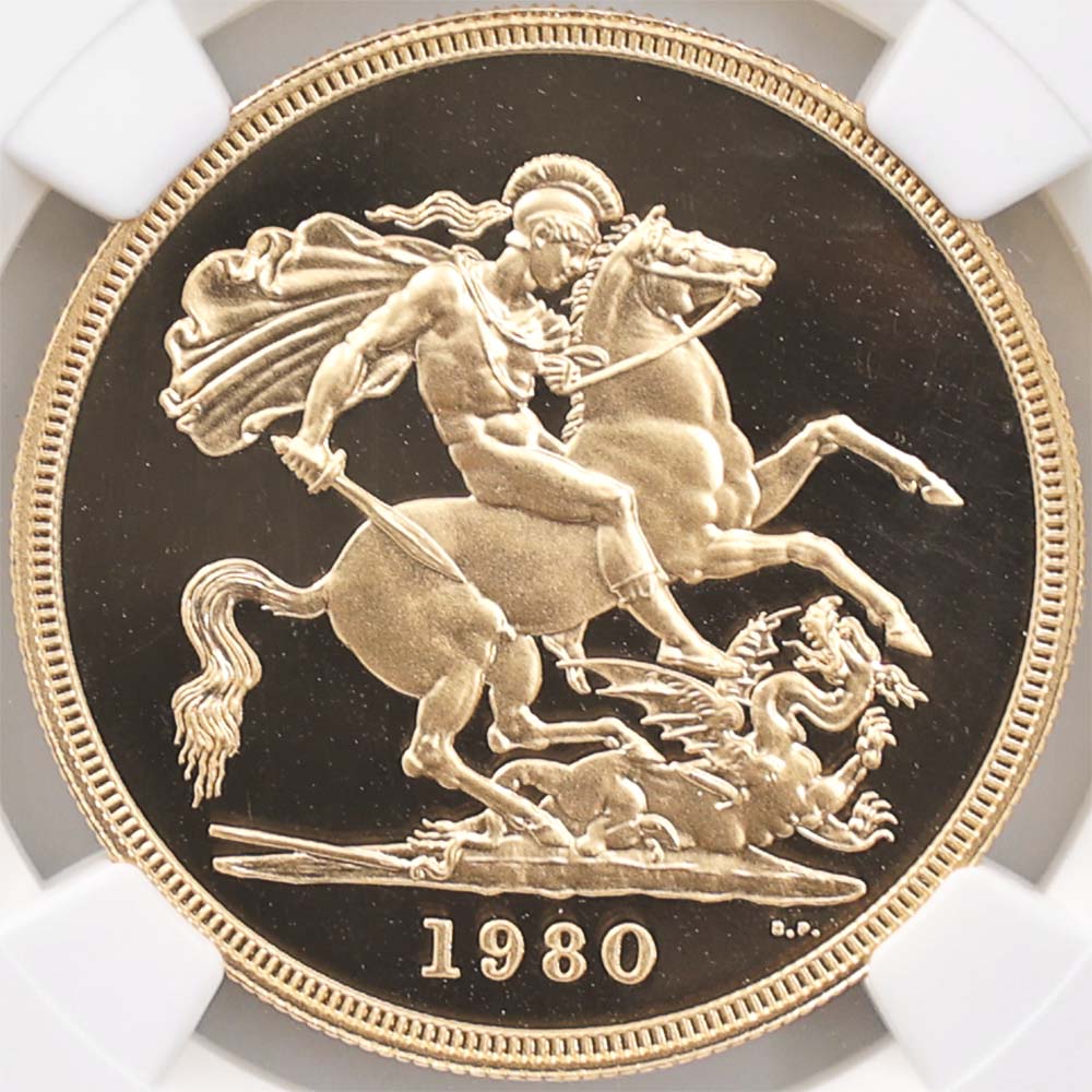 ��α�� 1980 �ѹ� ���ꥶ�٥�2�� ���֥�� 5�ݥ�� ��� �ץ롼�� NGC PF 69 UC ��ǹ���� ����̤������ �����硼��ε�༣ �����ꥹ ���