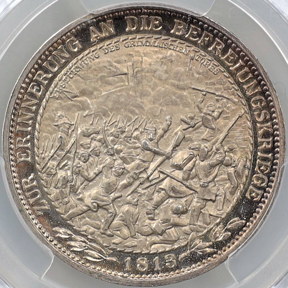 "1813" (1913) �ɥ��� �ץ������� ������إ��2�� ��������100��ǯ��ǰ ������ PCGS SP 66  ��ǹ���� ����̤������