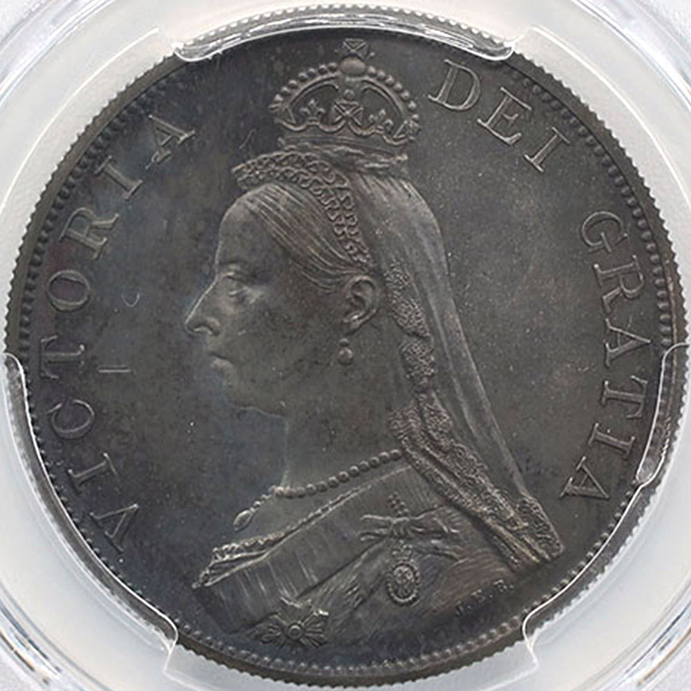 �������� 1887 �ѹ� �������ȥꥢ���� ����ӥ꡼�إå� 2�ե������ ��� �ץ롼�� PCGS PR 63 ̤������ �����ꥹ ��� �ڥݥ���ȡ������ݥ������оݳ���