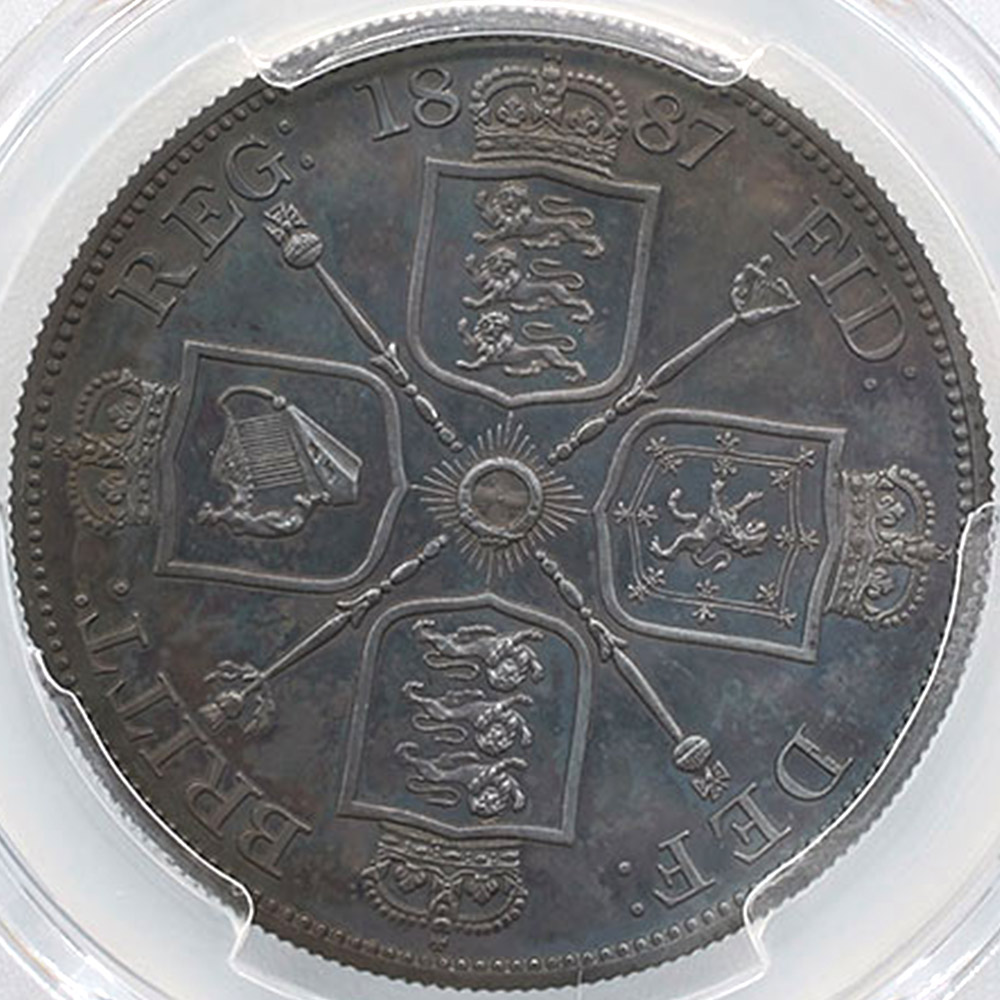 �������� 1887 �ѹ� �������ȥꥢ���� ����ӥ꡼�إå� 2�ե������ ��� �ץ롼�� PCGS PR 63 ̤������ �����ꥹ ��� �ڥݥ���ȡ������ݥ������оݳ���