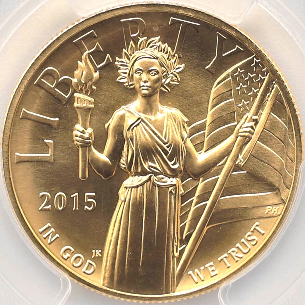 �������� 2015 ����ꥫ �ϥ���꡼�� ��ͳ�ν��� ��Хƥ� 100�ɥ� ��� 1���� PCGS MS 70 FS ������ �ǹ���� ����̤������ �ڥݥ���ȡ������ݥ������оݳ���