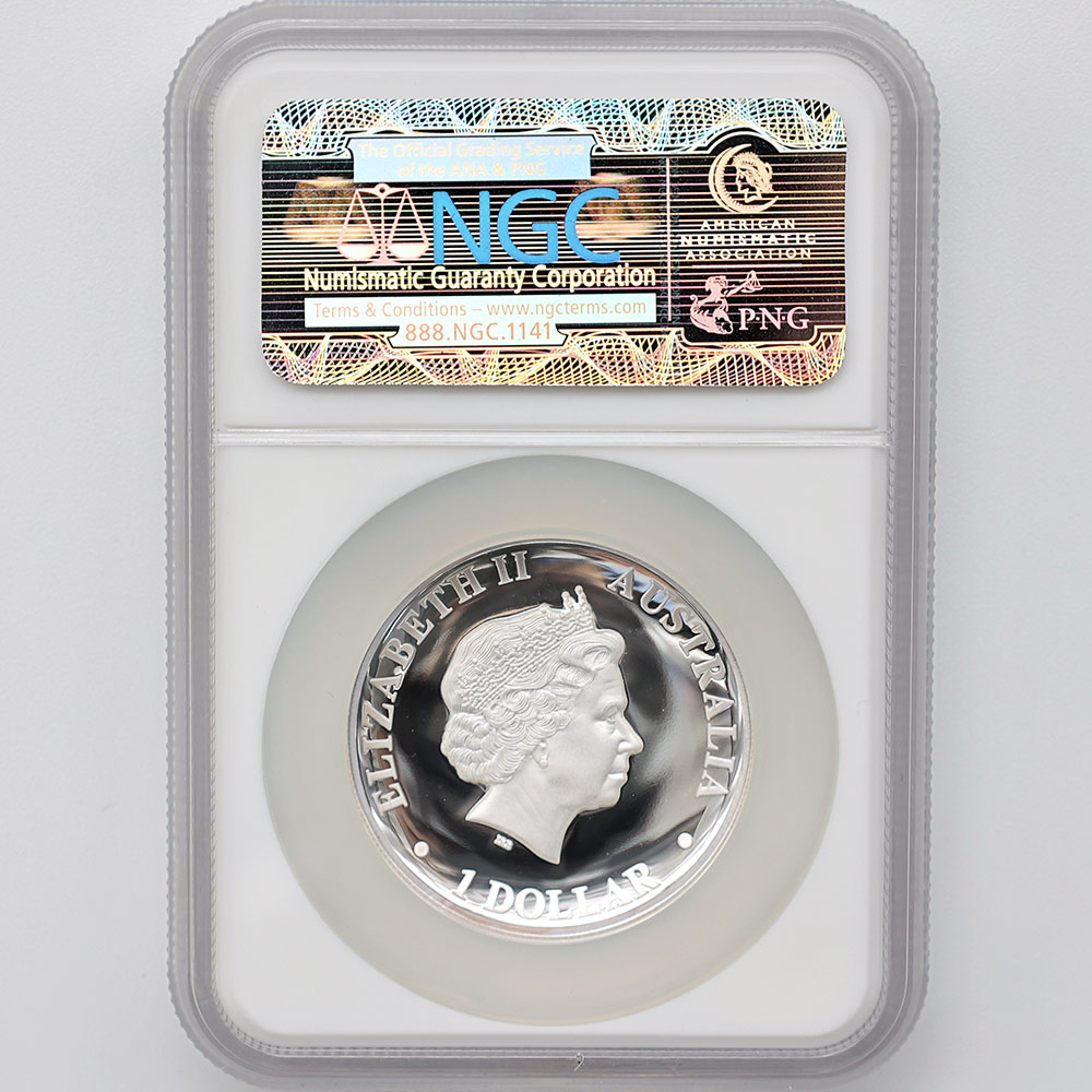 ������ 2016 �������ȥ�ꥢ �ϥ���꡼�� ���ʥ����̥亮 1��ɥ� ��� 1���� �ץ롼�� NGC PF 70 UC �ǹ���� ����̤������ �����å��ơ��륤������ ��Ȣ��