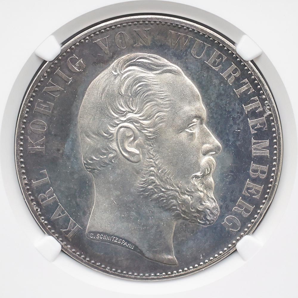 1869 �ɥ��� �����ƥ�٥륯���� ������1�� ���������Ʋ������ǰ 2�����顼 �ץ롼�ն�� NGC PF 63 �ǹ���� ����̤������