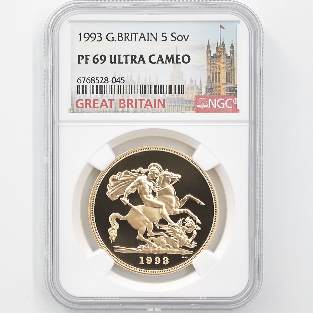 1993 �ѹ� ���ꥶ�٥�2�� ���֥�� 5 �ݥ�� ��� �ץ롼�� NGC PF 69 UC ��ǹ���� ����̤������ �����硼��ε�༣ �����ꥹ ���