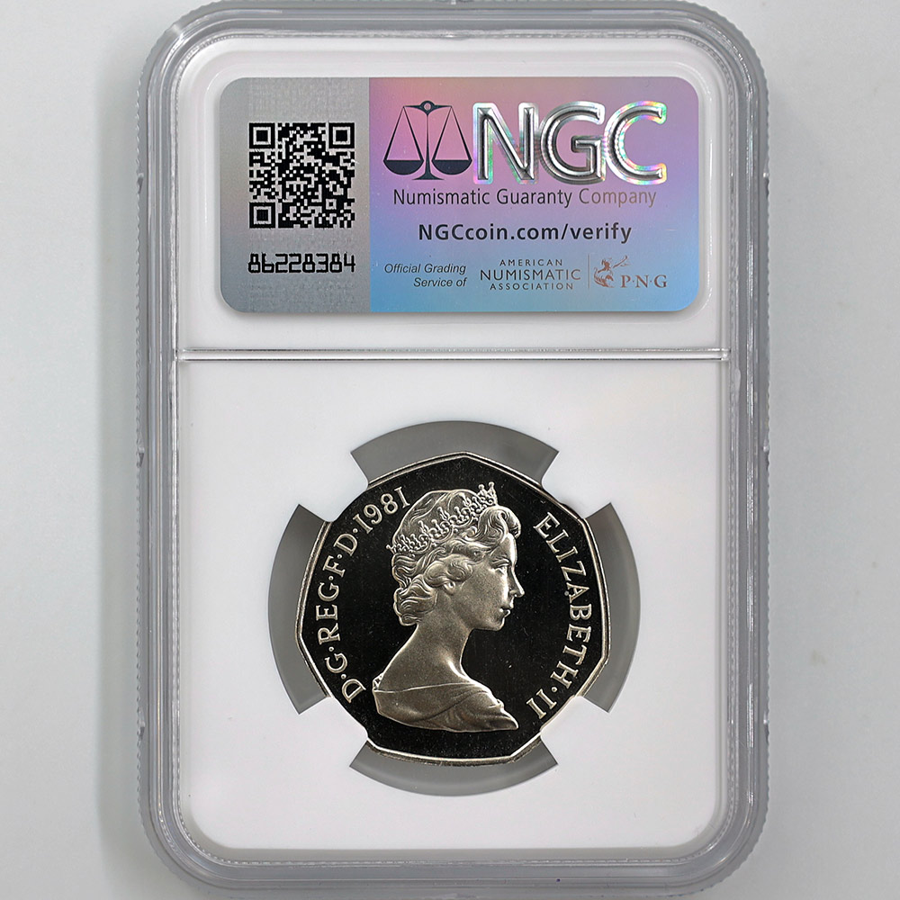 1981 �ѹ� ���ꥶ�٥�2��  50�˥塼�ڥ� ��Ƽ�� �ץ롼�� NGC PF 68 UC ��ǹ���� ����̤������ 