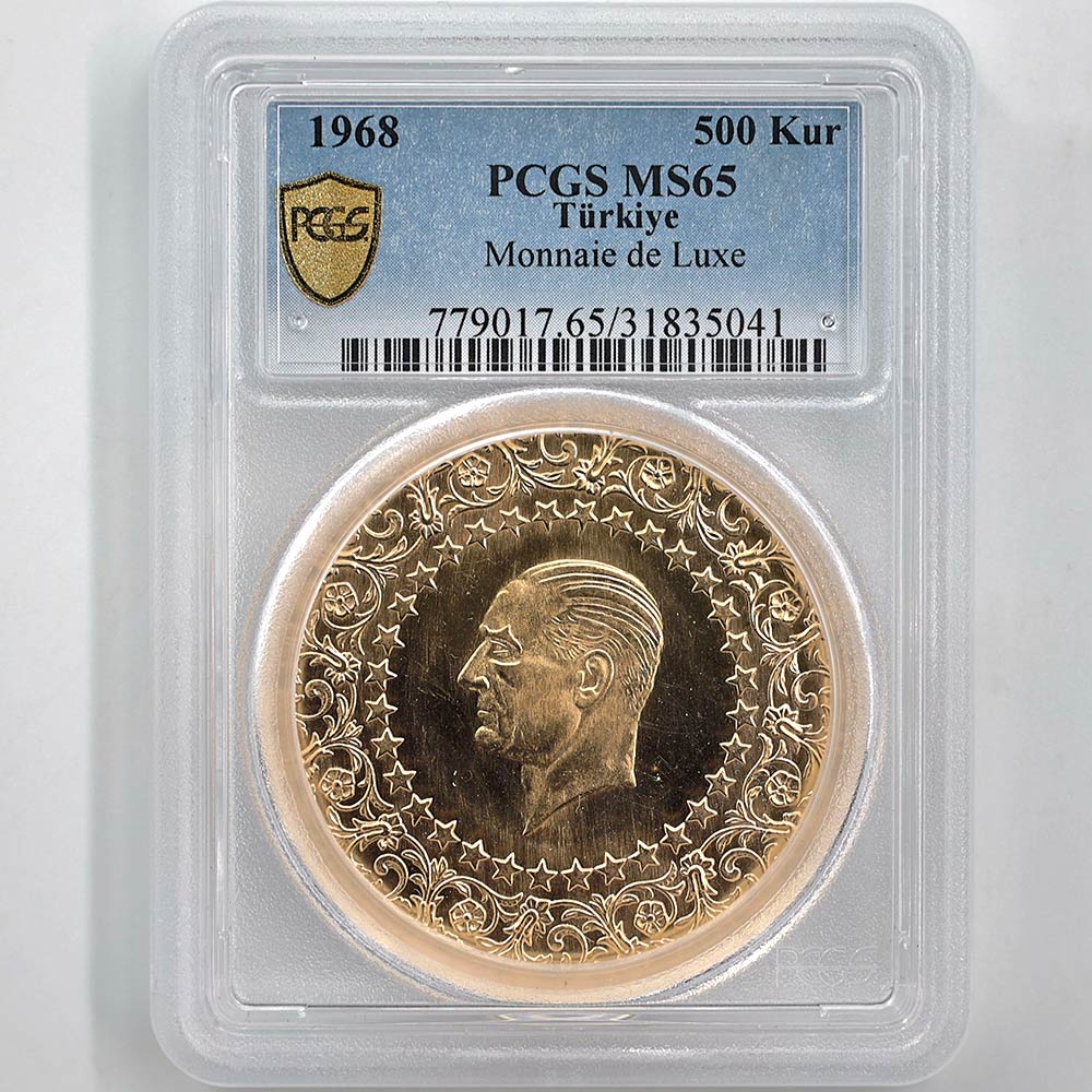 �������� 1968 �ȥ륳 500���륷�� ��� PCGS MS 65 �ǹ���� ̤���ѡ�����̤�����ʡڥݥ���ȡ������ݥ������оݳ���