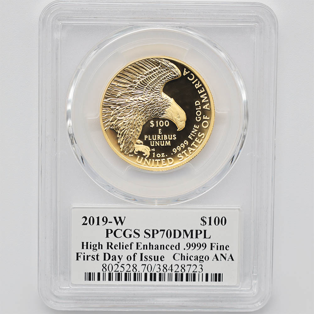 �������� 2019 ����ꥫ �ϥ���꡼�� ��ͳ�ν��� 100�ɥ� ��� 1���� PCGS SP 70 DMPL �ǹ���� ����̤������ �ڥݥ���ȡ������ݥ������оݳ���