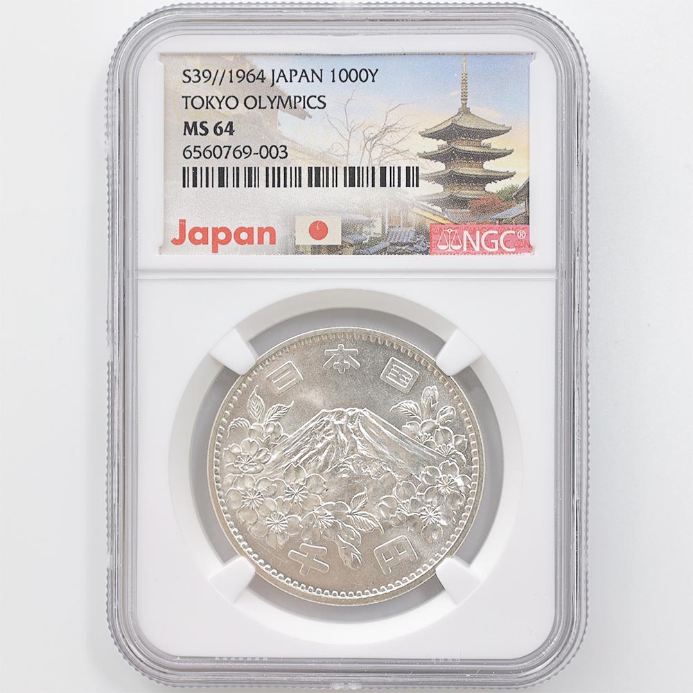 1964 ���� ��������ԥå��������ǰ ��߶�� NGC MS64 ̤���ѡ�����̤������ 1000�� ��ʾ �Ų� ��ǰ������ ����39ǯ