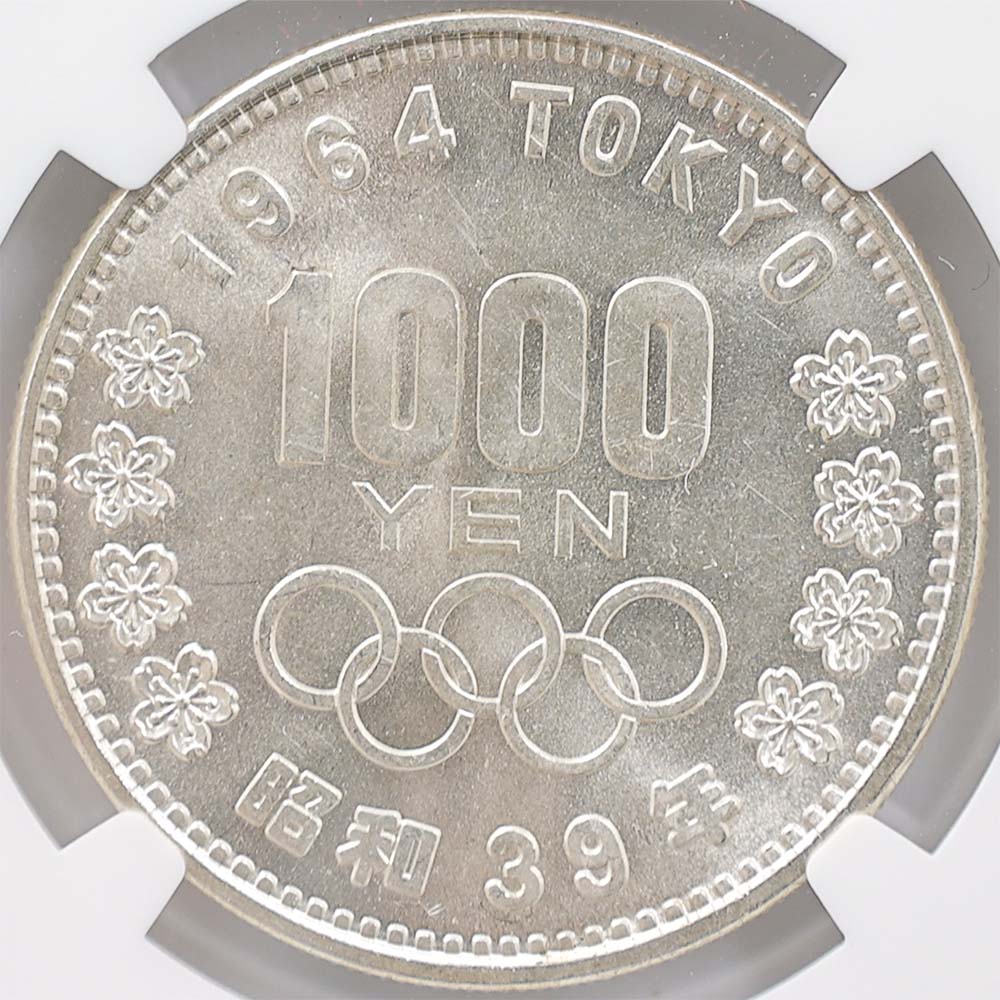 1964 ���� ��������ԥå��������ǰ ��߶�� NGC MS64 ̤���ѡ�����̤������ 1000�� ��ʾ �Ų� ��ǰ������ ����39ǯ