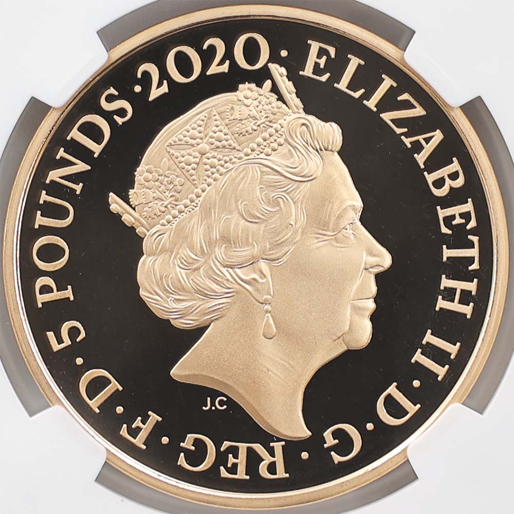 2020 �ѹ� ����ɥ��㥳���󥳥쥯����� �������ߥ�� 5�ݥ�� ��� �ץ롼�� NGC PF 70 UC �ǹ���� ����̤������ �����ꥹ ���