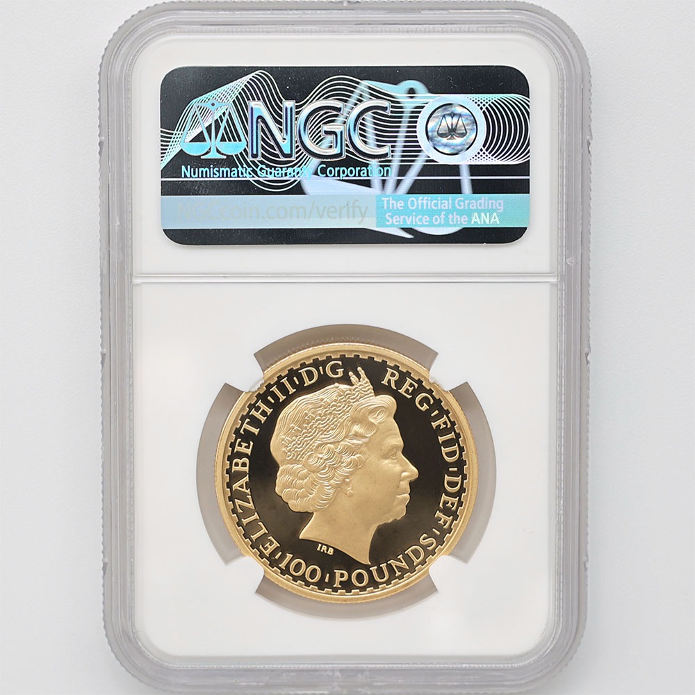 �������� 2010 �ѹ� �֥꥿�˥� 100�ݥ�� ��� �ץ롼�� NGC PF 69 UC ��ǹ���� ����̤������ �����ꥹ ��� �ڥݥ���ȡ������ݥ������оݳ���