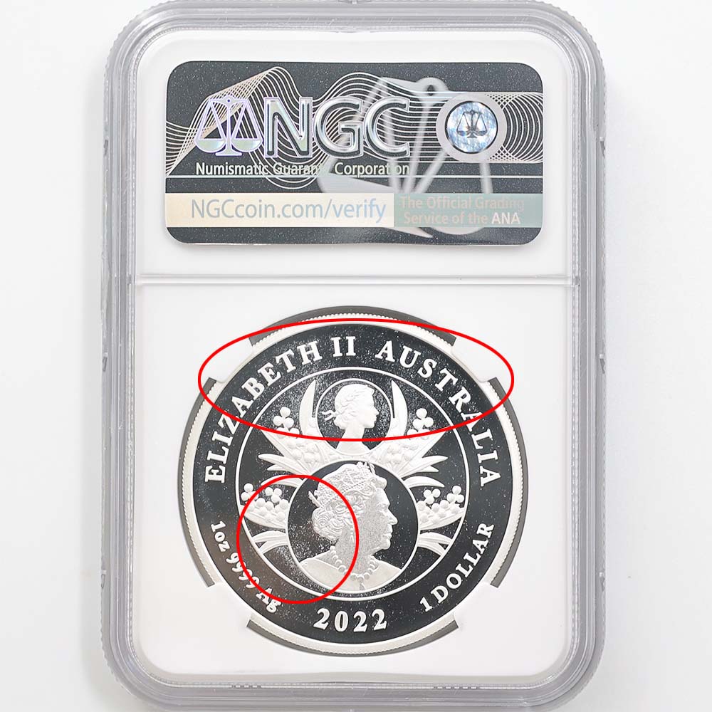 �辰���꾦�� 2022 �������ȥ�ꥢ ���ꥶ�٥�2��¨��70��ǯ��ǰ �ץ���ʡ�����ӥ꡼ 1��ɥ� ��� 1���� �ץ롼�� NGC PF 70 UC FDOI ������ �ʽ�������˺ǹ���� ����̤������ ��Ȣ�� �������ȥ�ꥢ ���