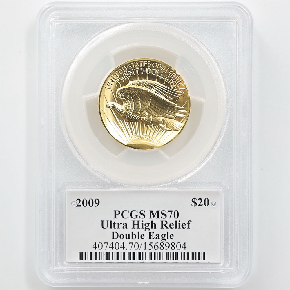 2009 ����ꥫ ����ȥ�ϥ���꡼�� ���֥륤������ 20�ɥ� ��� 1���� ̤���� PCGS MS 70 �ǹ���� ����̤������ ����󡦥�륫��ƥ� ������
