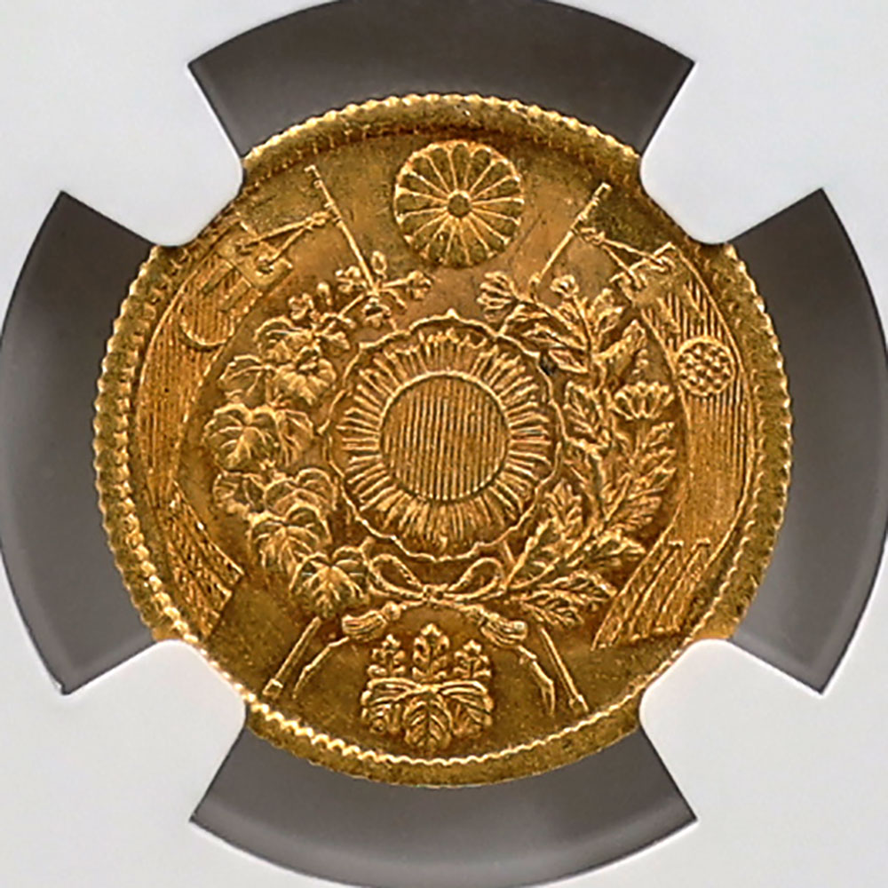1870 ���� ����3ǯ 2�߶�� ̤���� NGC MS 65 ̤���ѡ�����̤������ ������