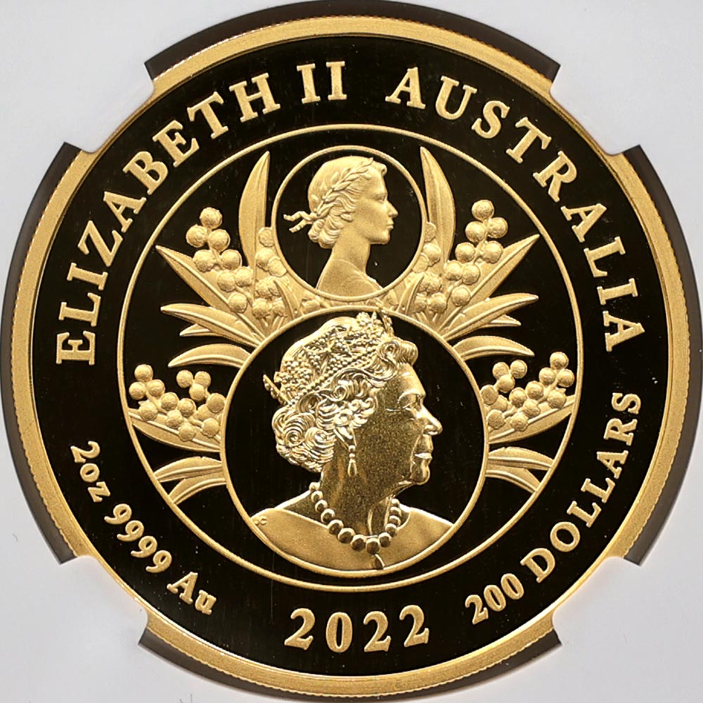 2022 �������ȥ�ꥢ ���ꥶ�٥�2��¨��70��ǯ��ǰ �ץ���ʡ�����ӥ꡼ 200��ɥ� ��� 2���� �ץ롼�� NGC PF 70 UC FDOI ������ �ʽ�������� �ǹ���� ����̤������ ��Ȣ�� �������ȥ�ꥢ ���