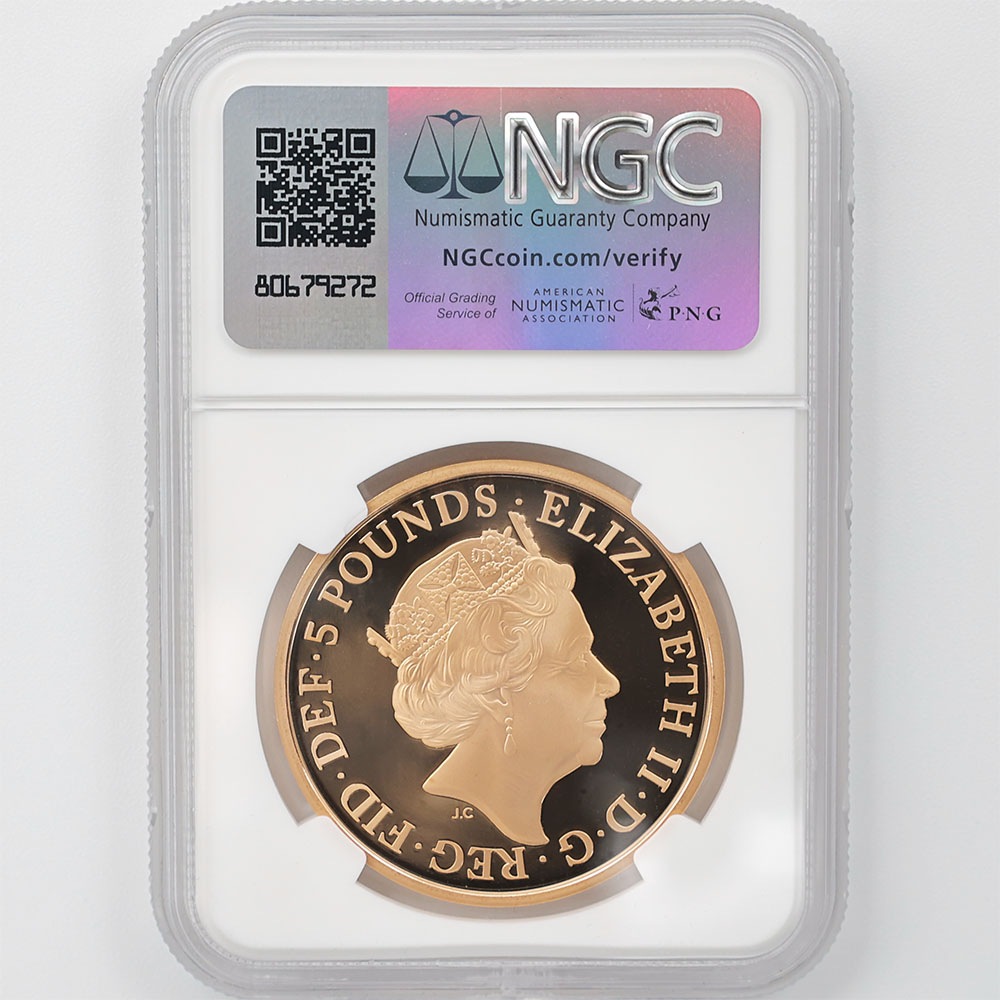 �������� 2018 �ѹ� ���ꥶ�٥�2�� �״�65��ǯ��ǰ ���ե�����������ӥ꡼ 5�ݥ�� ��� �ץ롼�� NGC PF 69 UC ��ǹ���� ����̤������ �����ꥹ ��� �ڥݥ���ȡ������ݥ������оݳ���