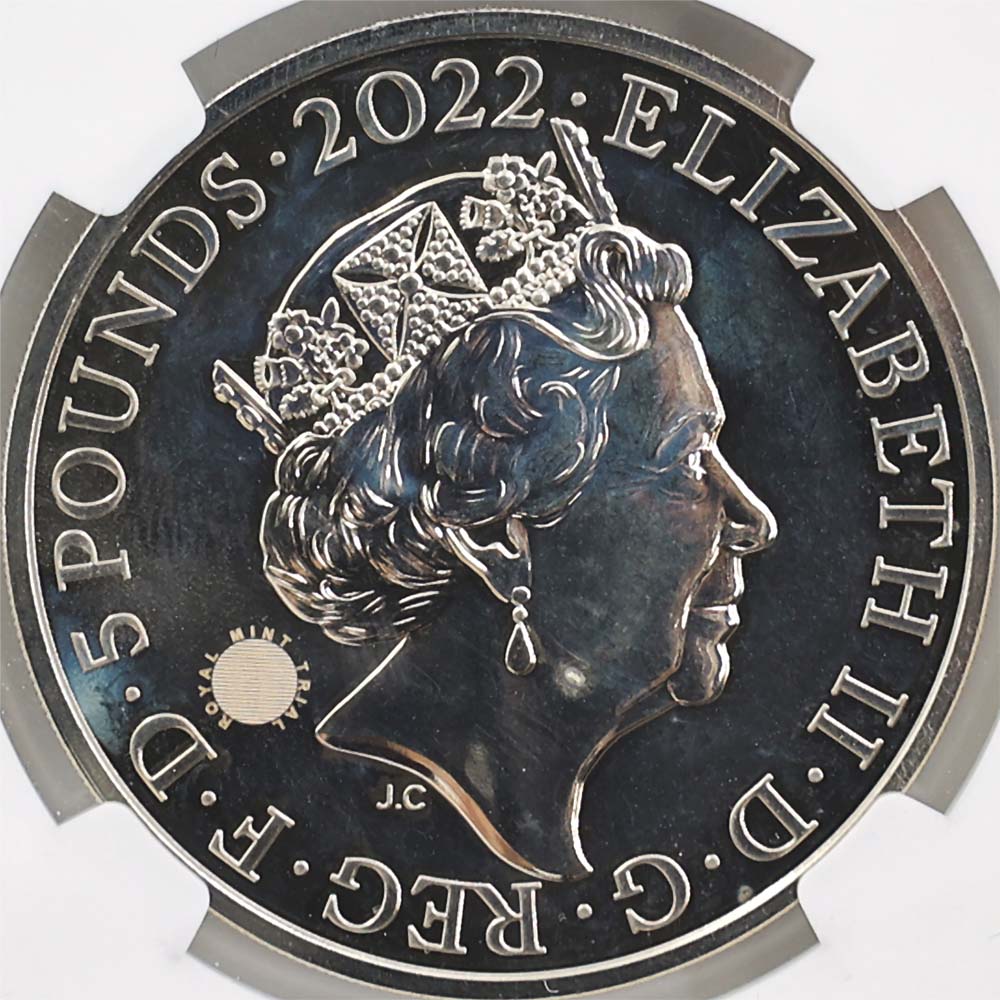 ����� 2022 �ѹ� ���ꥶ�٥�2�� ��̥߰��꡼�� �����ȸ�� 5�ݥ�� ��Ƽ�� NGC MS 67 DPL �ǹ���� ����̤������ ��Ȣ�� ������1��Τ�