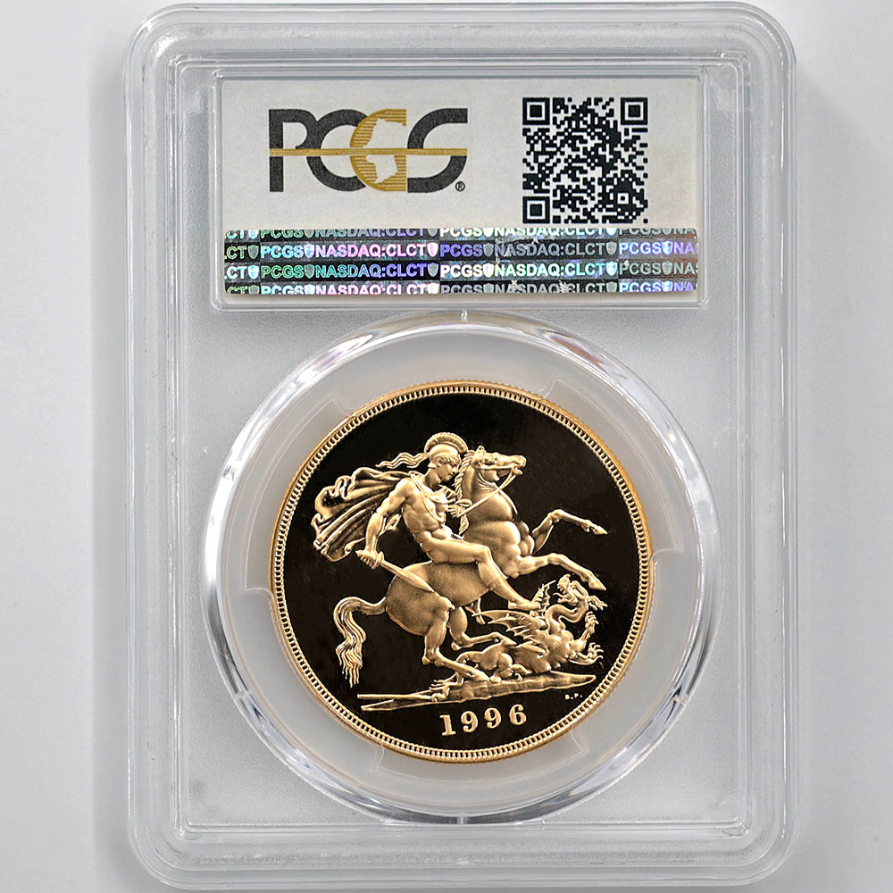 �������� 1996 �ѹ� ���ꥶ�٥�2�� ���֥�� 5�ݥ�� ��� �ץ롼�� PCGS PR 68 DCAM ����̤������ �����硼��ε�༣ �ڥݥ���ȡ������ݥ������оݳ���