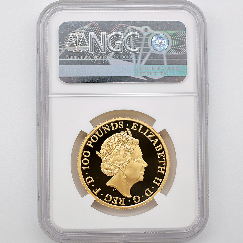 2017 �ѹ� ��Ϥνå��쥯����� ���󥰥��ɤΥ饤���� 100�ݥ�� ��� 1���� �ץ롼�� NGC PF 70 UC ONE OF FIRST 250 STRUCK �ǹ���� ����̤������ �����ꥹ ���