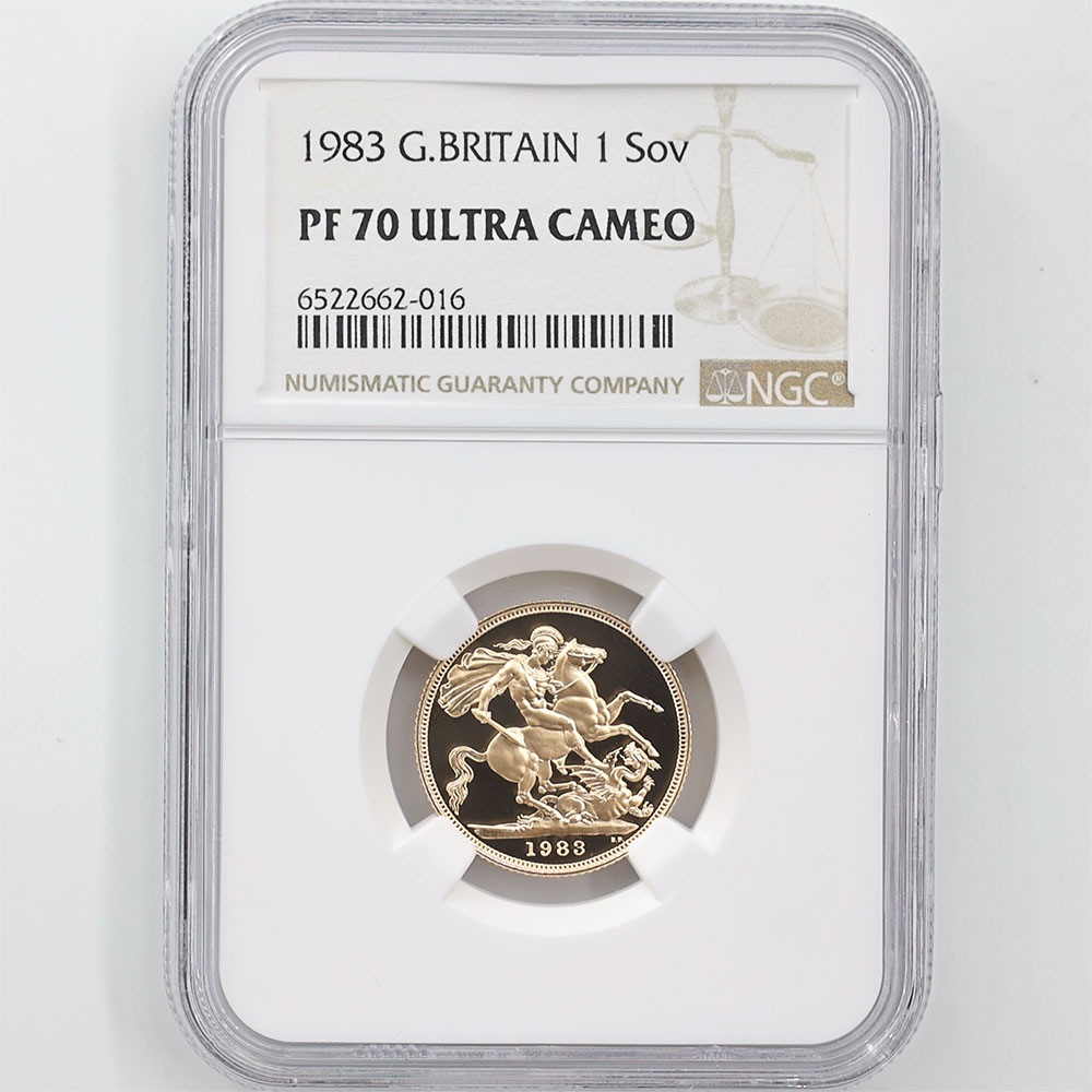 �������� 1983 �ѹ� ���ꥶ�٥�2�� ���֥�� 1�ݥ�ɡ�1���֥��˶�� �ץ롼�� NGC PF 70 UC �ǹ���� ����̤������ �����硼��ε�༣�ڥݥ���ȡ������ݥ������оݳ���