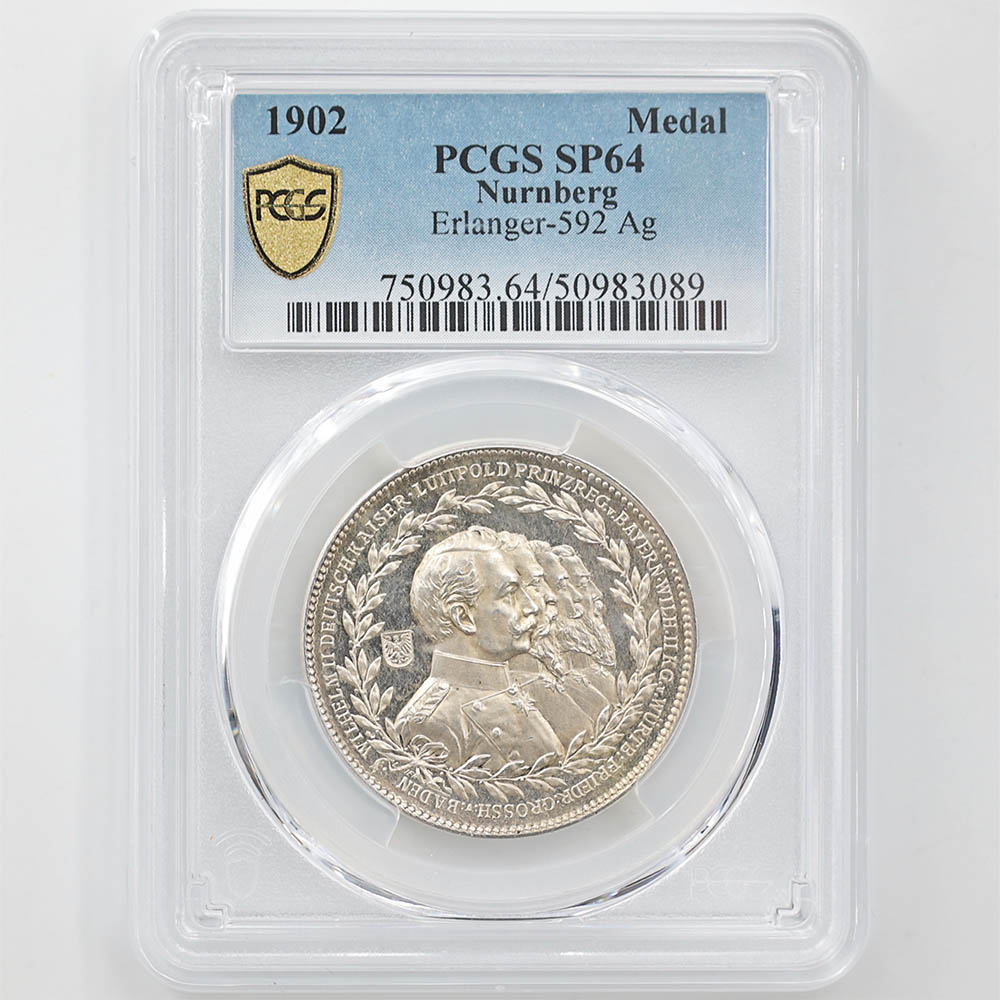 1902 �ɥ��� �˥���٥륯 ����ޥ��Ω��ʪ�� ��Ω50��ǯ��ǰ ������ PCGS SP 64 �ǹ���� ̤���ѡ�����̤������