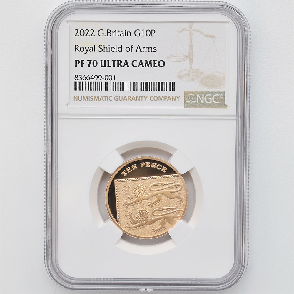 委託販売 2022 英国 エリザベス2世 王室の紋章 10ペンス 金貨 プルーフ NGC PF 70 UC 最高鑑定 完全未使用品 イギリス 金貨  【ポイント・クーポン利用対象外】 | 委託販売,金貨 | 株式会社世界コイン